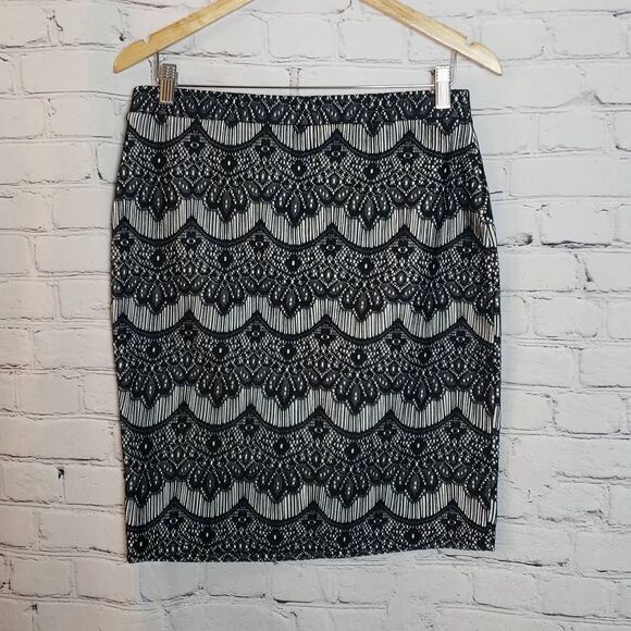Melissa Page Black and White Skirt Size Small - Picture 5 of 12